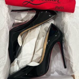 Christian Louboutin So Kate 120mm Black Stiletto Heels